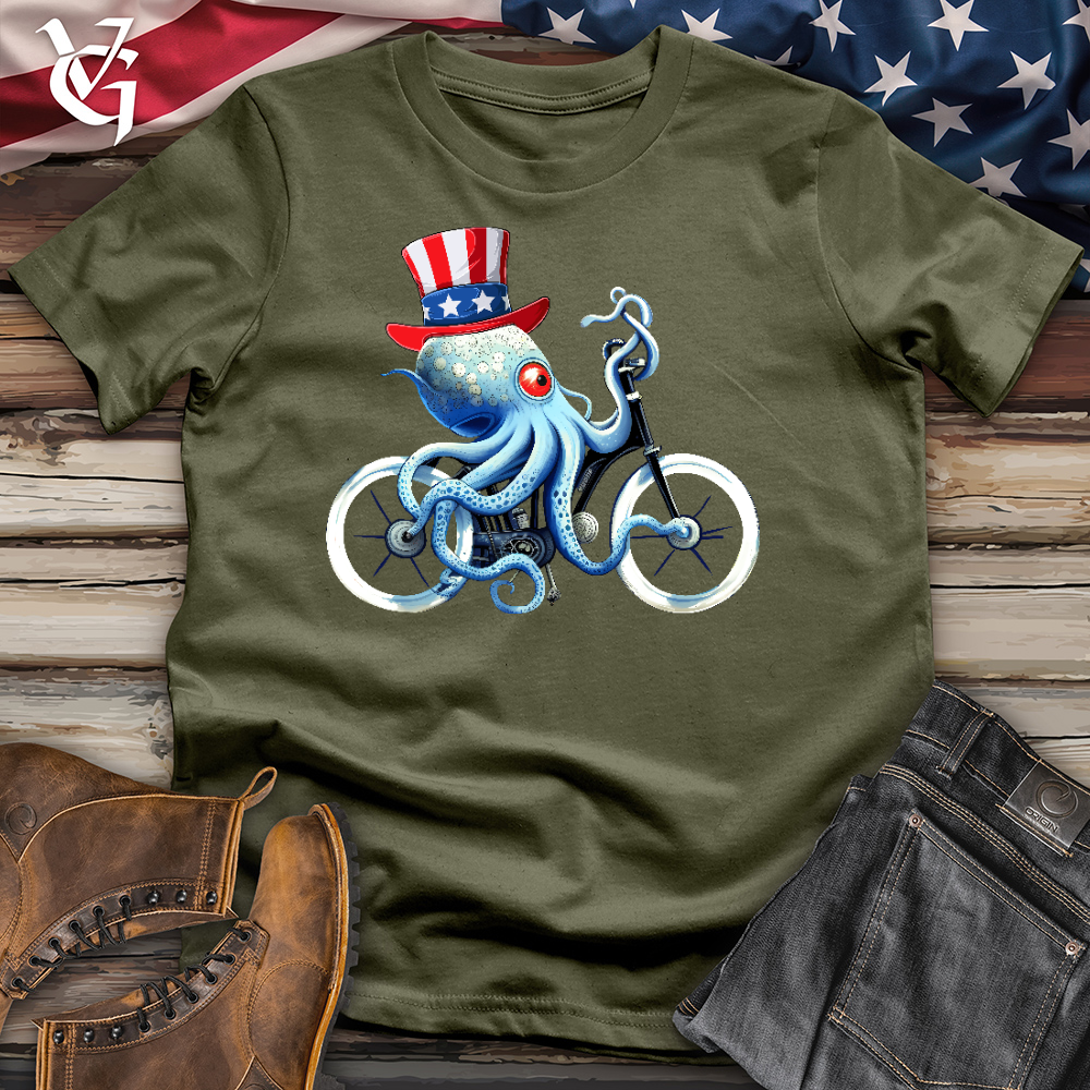 Viking Goods American Octobike Cotton Tee Military Green / L