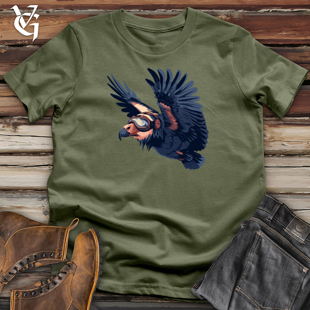 Viking Goods Aviator Eagle Flight Softstyle Tee Military Green / L