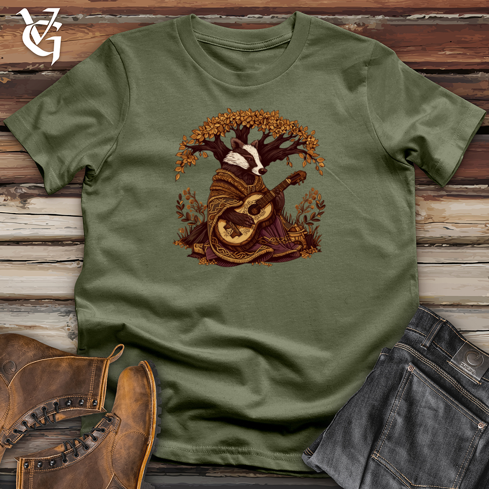 Viking Goods Badger Bard Serenade Softstyle Tee Military Green / L