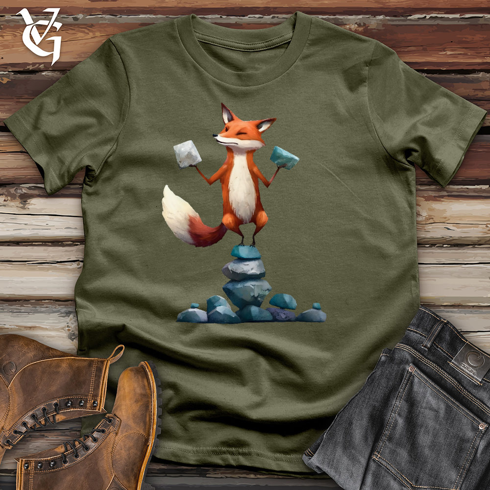 Viking Goods Balanced Fox Cotton Tee Military Green / L