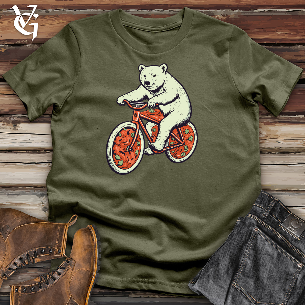 Viking Goods Bear _n_ Bike Deliver Cotton Tee Military Green / L