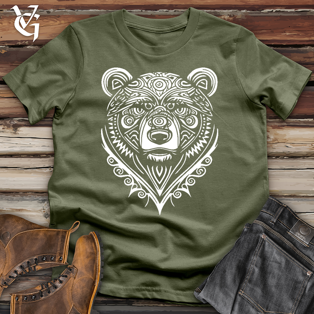 Viking Goods Bear of Solitude Softstyle Tee Military Green / L
