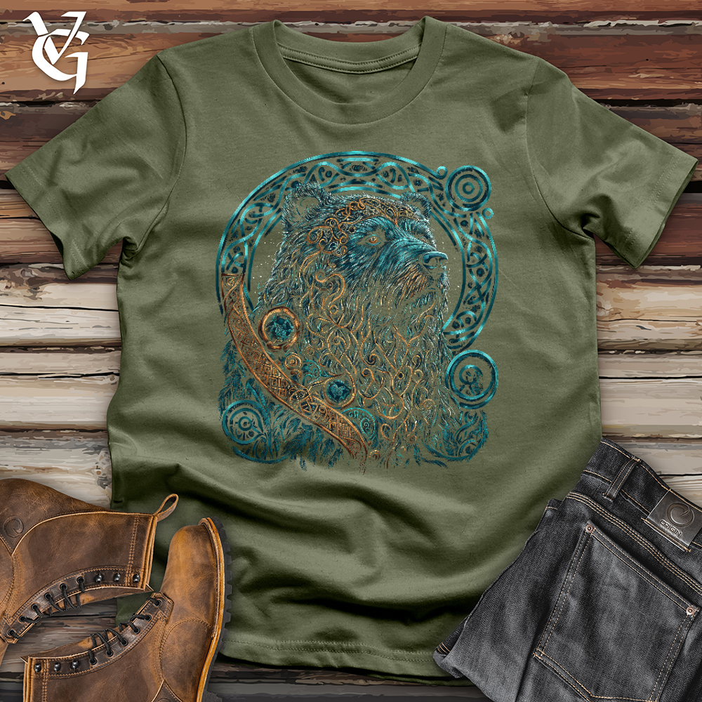 Viking Goods Bear of Wisdom Softstyle Tee Military Green / L