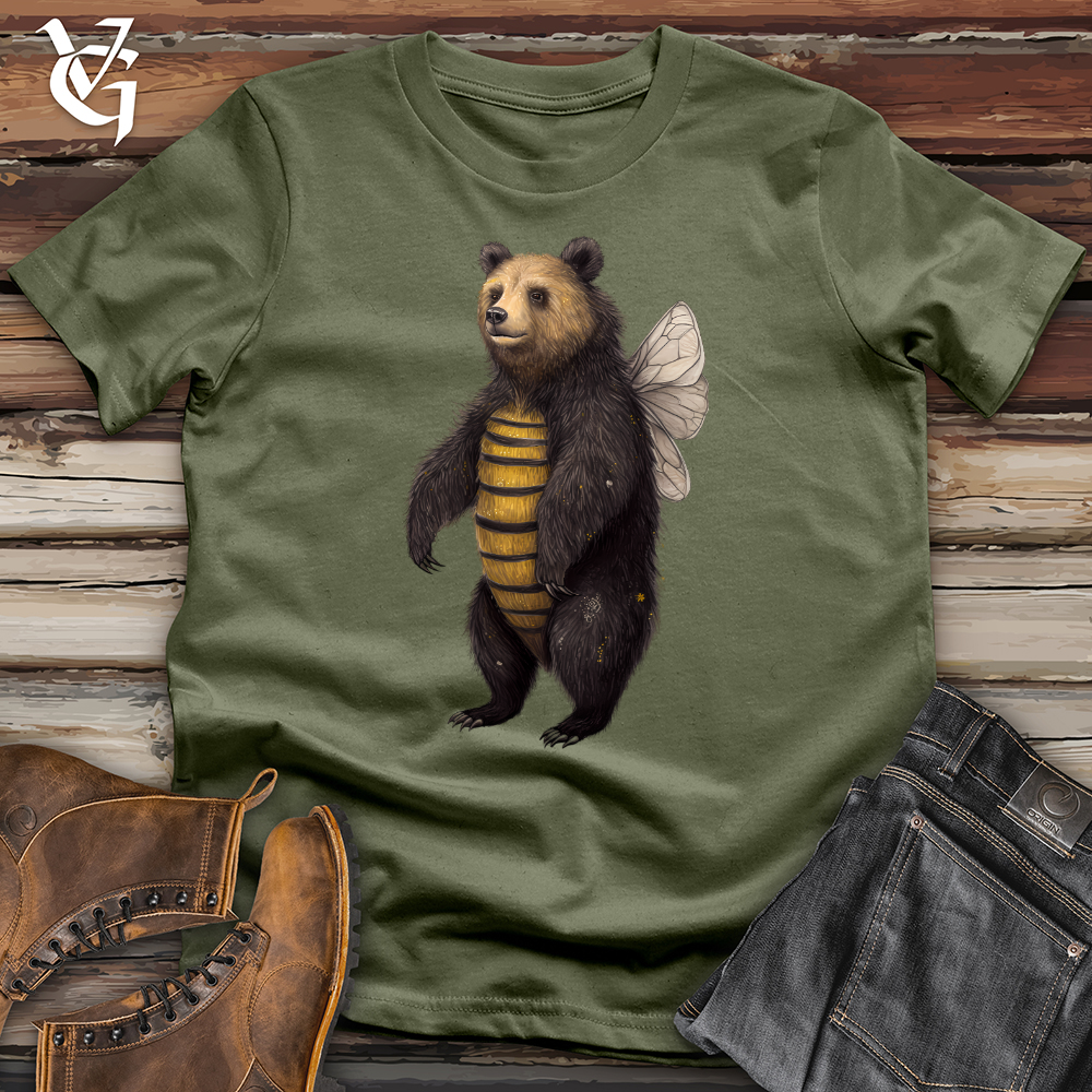 Viking Goods Bumble Bear Softstyle Tee Military Green / L