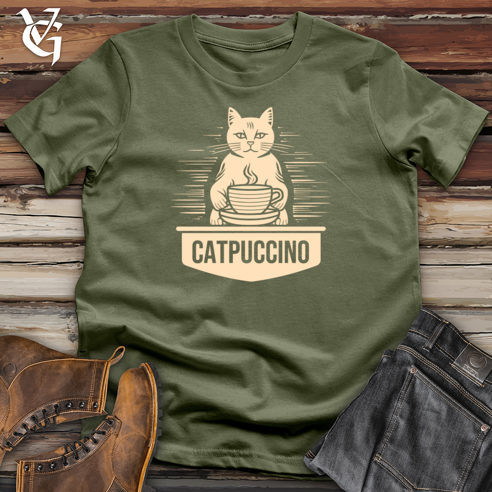 Viking Goods Catpuccino Softstyle Tee Military Green / L