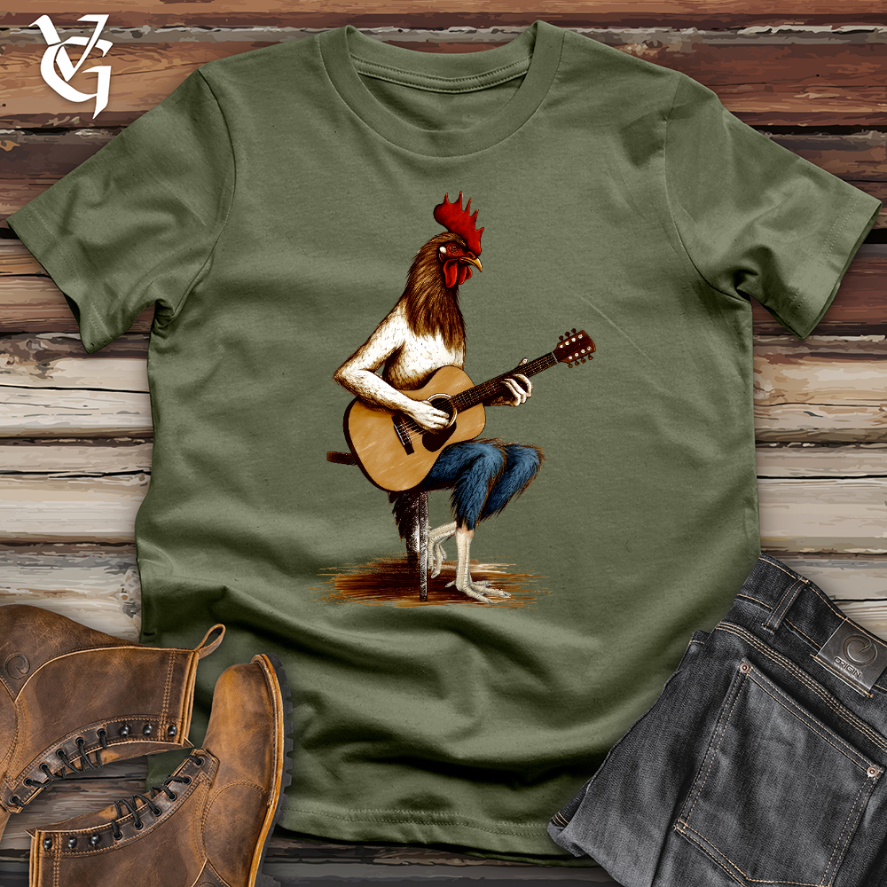Viking Goods Chicken Guitarist Softstyle Tee Military Green / L