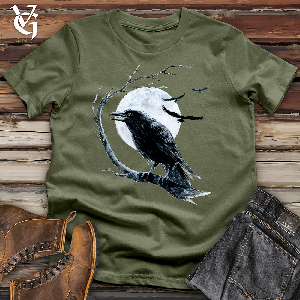 Viking Goods Cold Winter Raven Softstyle Tee Military Green / L