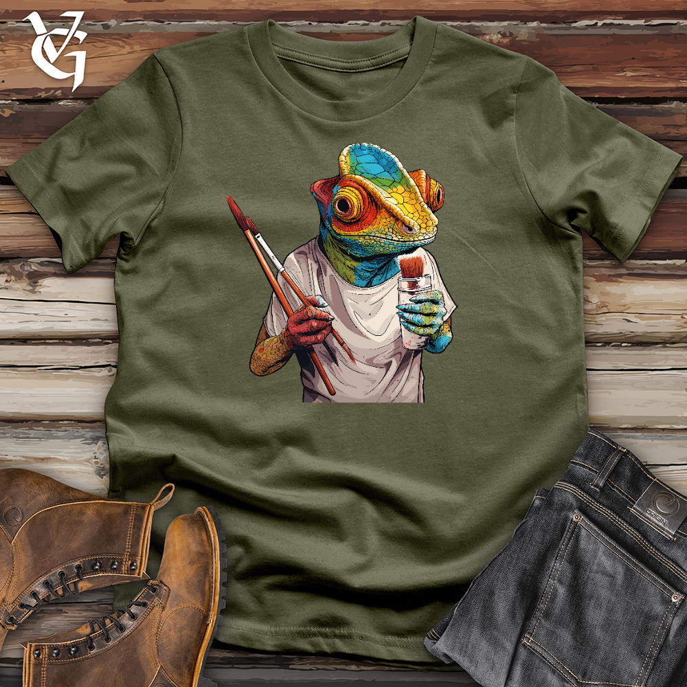 Viking Goods Colorful Creations Cotton Tee Military Green / L