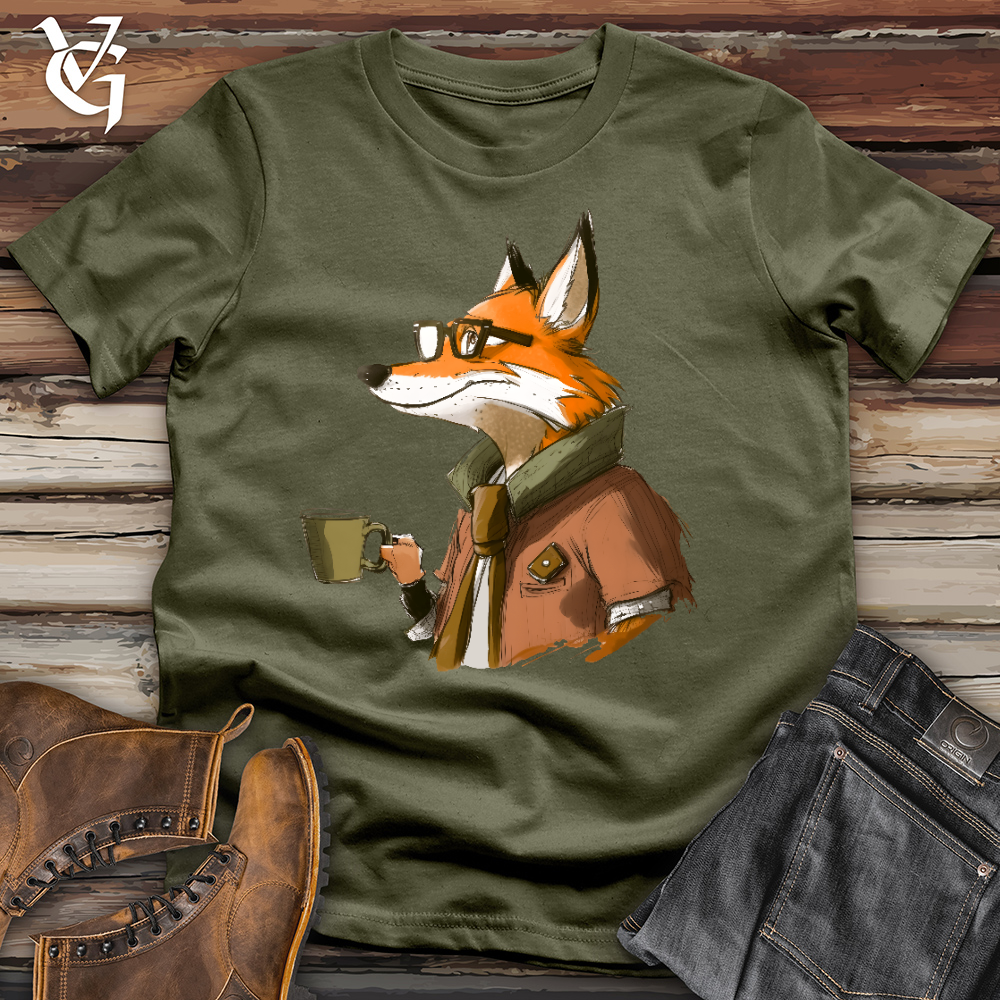 Viking Goods Corporate Fox Cotton Tee Military Green / L