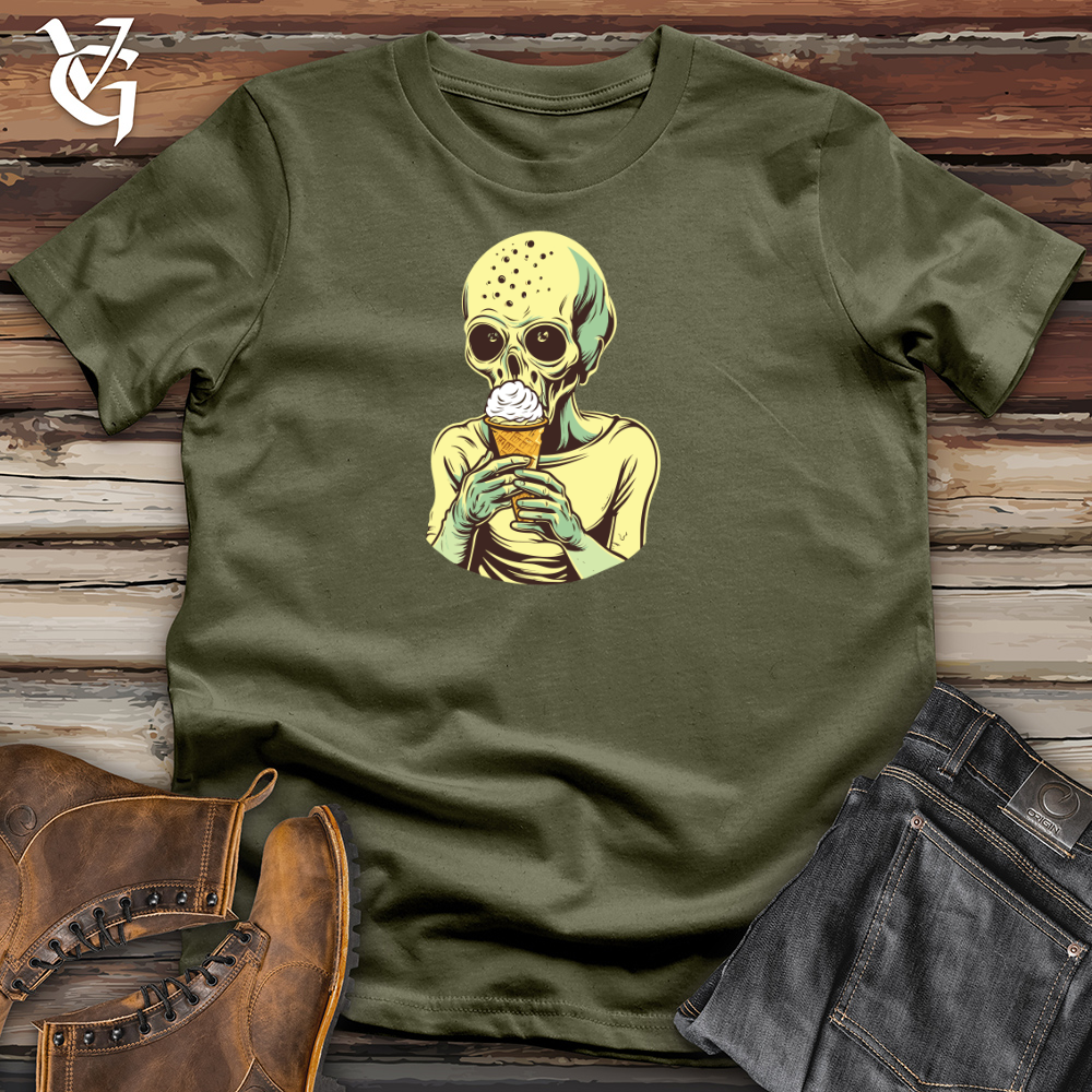 Viking Goods Cosmic Cones Cotton Tee Military Green / L