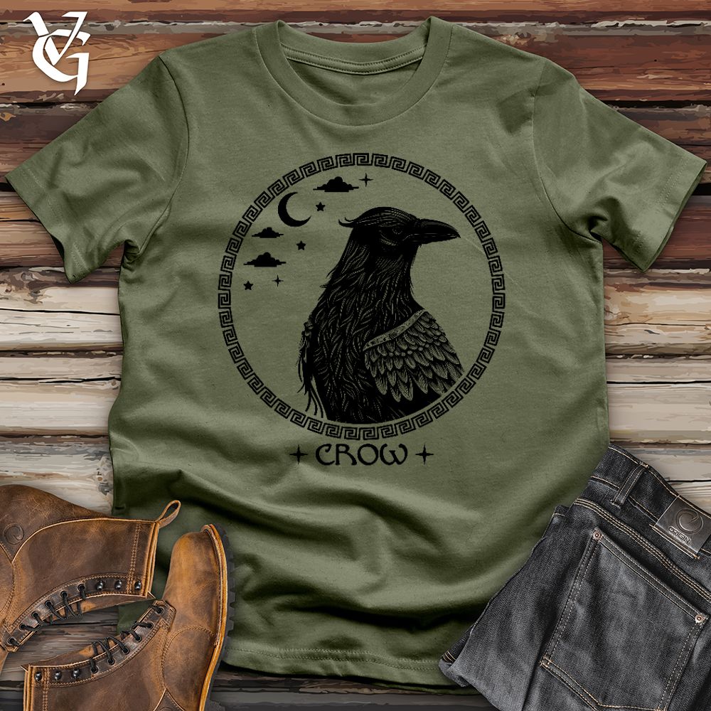 Viking Goods Cosmic Crow Softstyle Tee Military Green / L