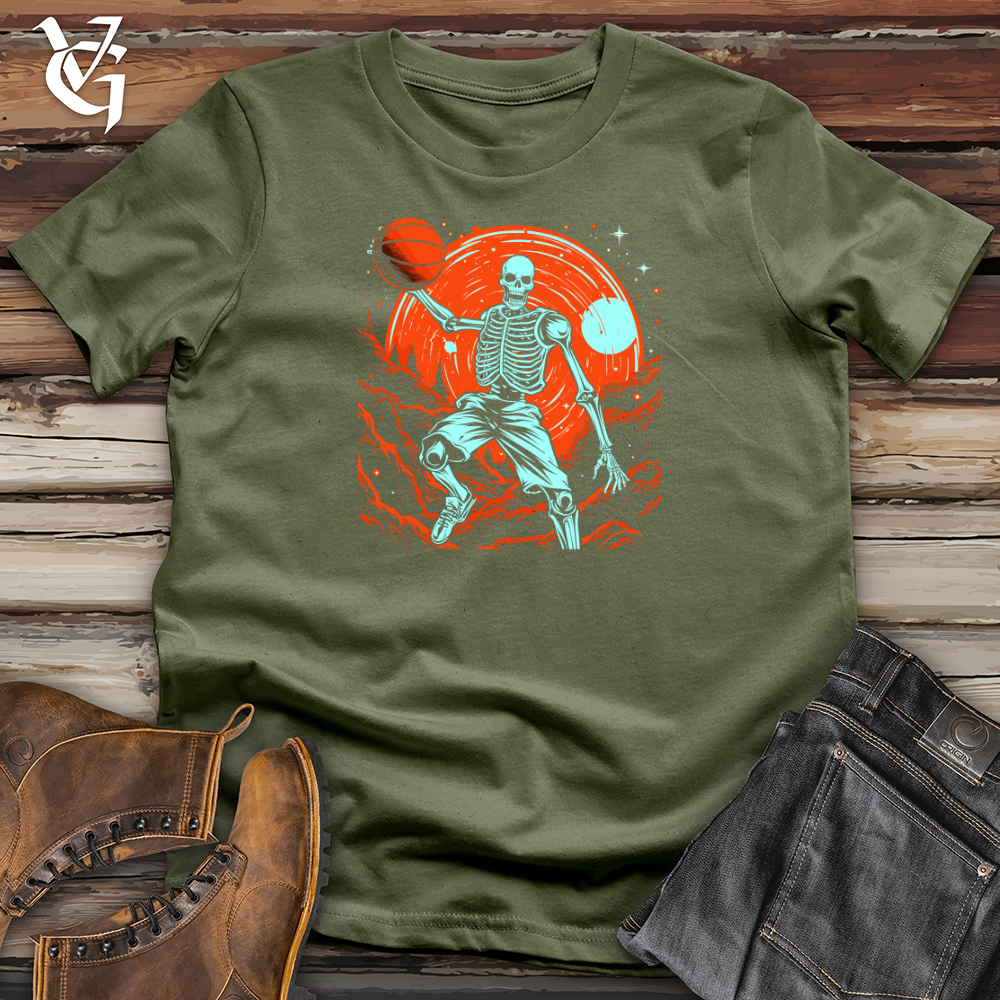 Viking Goods Cosmic Hoops Skeleton Softstyle Tee Military Green / L