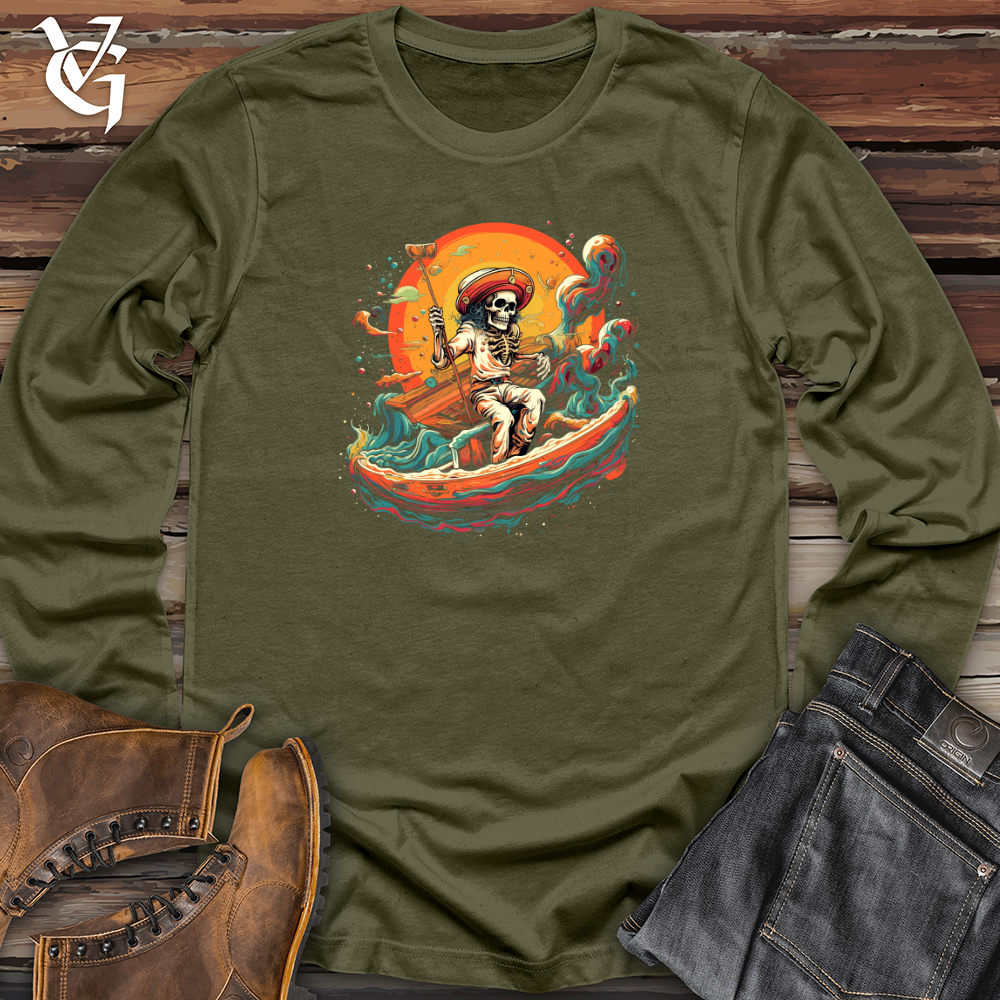 Viking Goods Cosmic Seafaring Goofiness Long Sleeve Military Green / L