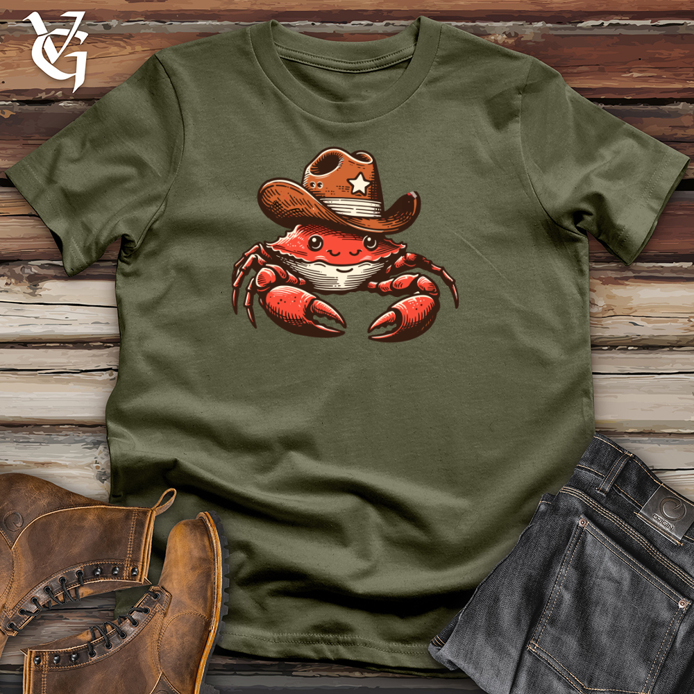 Viking Goods Cowboy Crab Cotton Tee Military Green / L