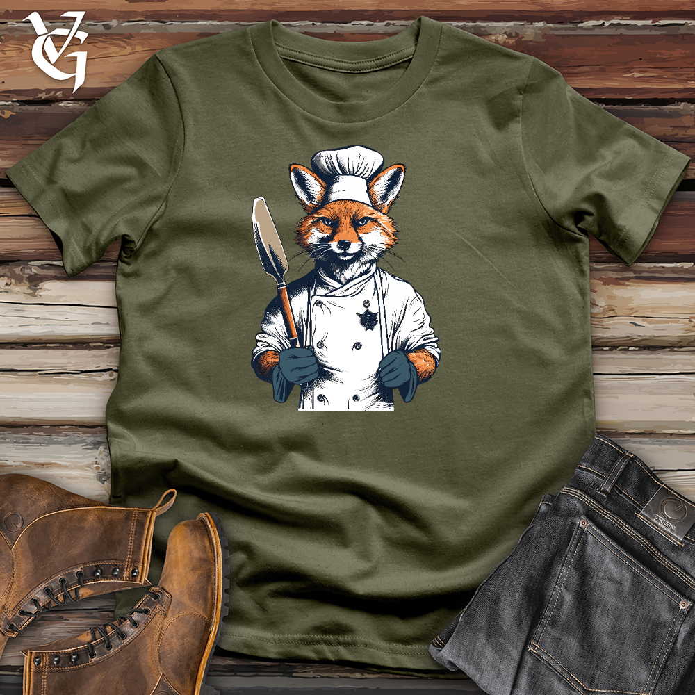 Viking Goods Culinary Fox Master Cotton Tee Military Green / L