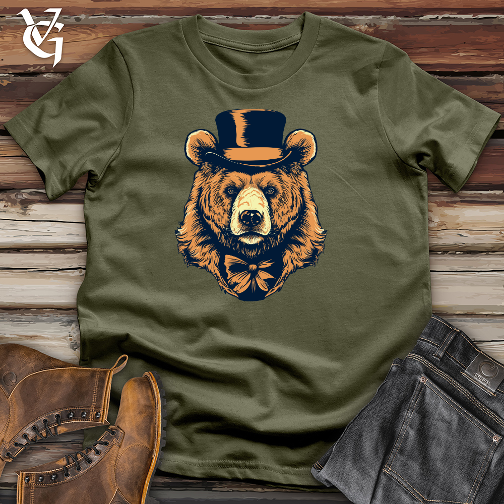 Viking Goods Dapper Grizzly Cotton Tee Military Green / L