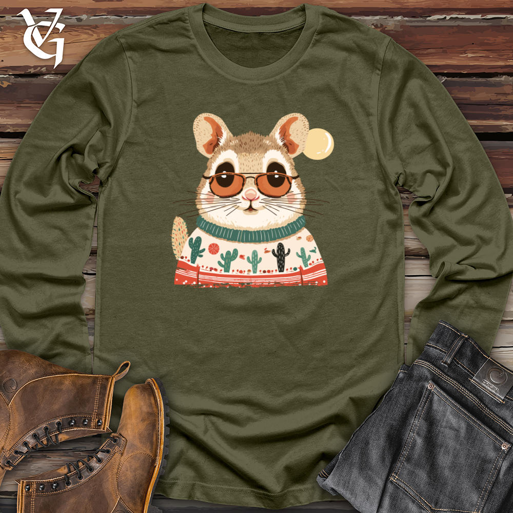 Viking Goods Desert Mouse Chic Long Sleeve Military Green / L