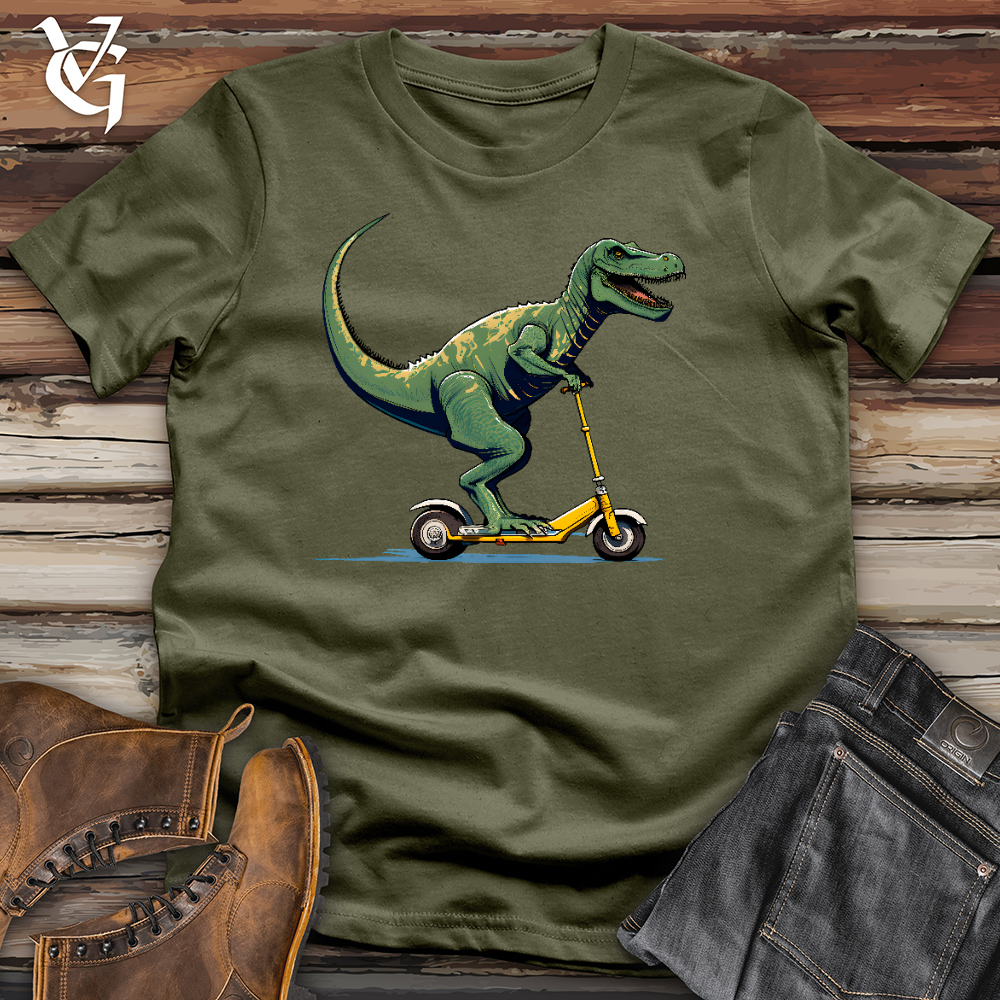 Viking Goods Dino Scoot Cotton Tee Military Green / L