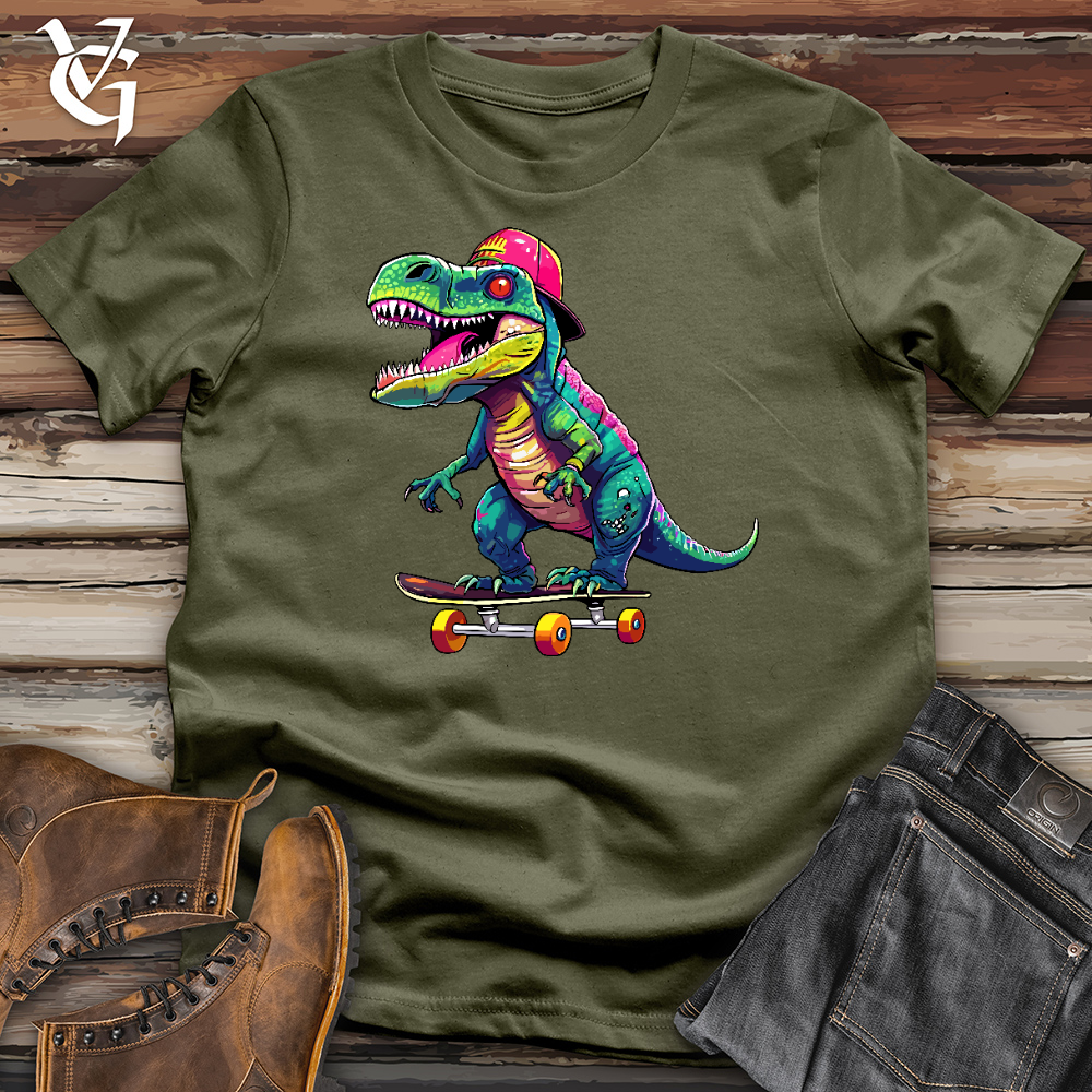 Viking Goods Dinoman Jones Cotton Tee Military Green / L