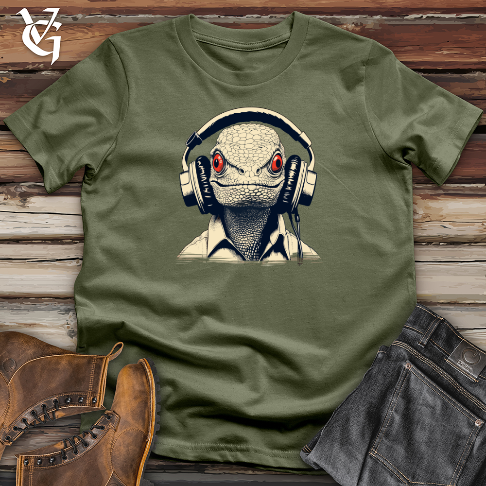 Viking Goods DJ Lizard Softstyle Tee Military Green / L
