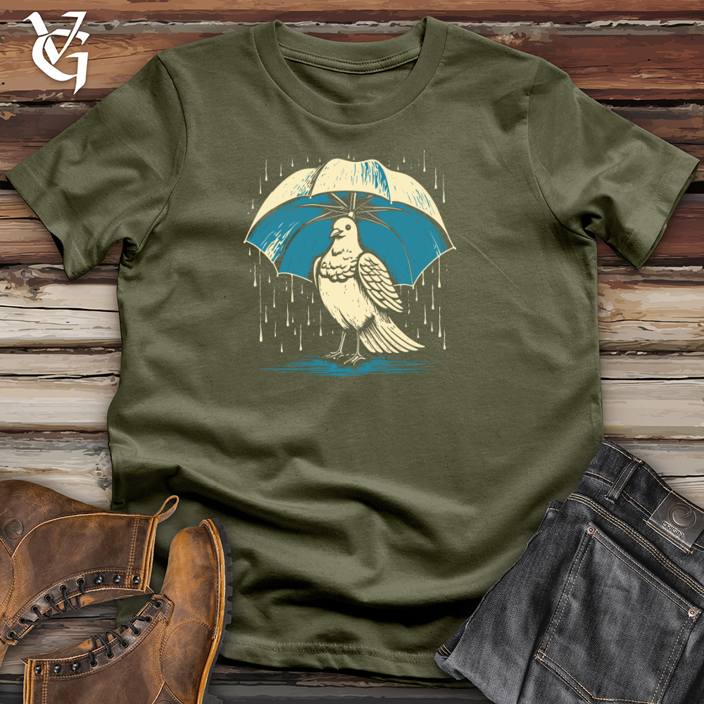 Viking Goods Dove In The Rain Cotton Tee Military Green / L