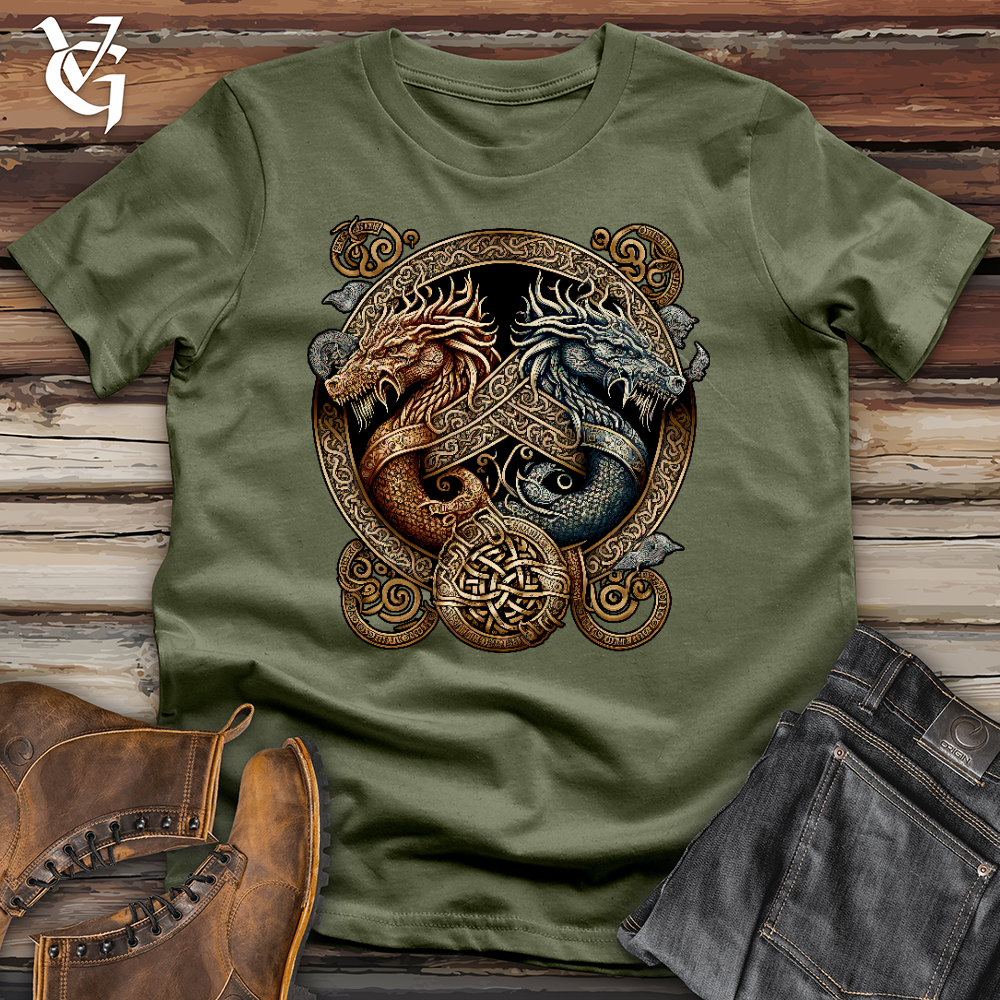 Viking Goods Dragon Dreams Softstyle Tee Military Green / L