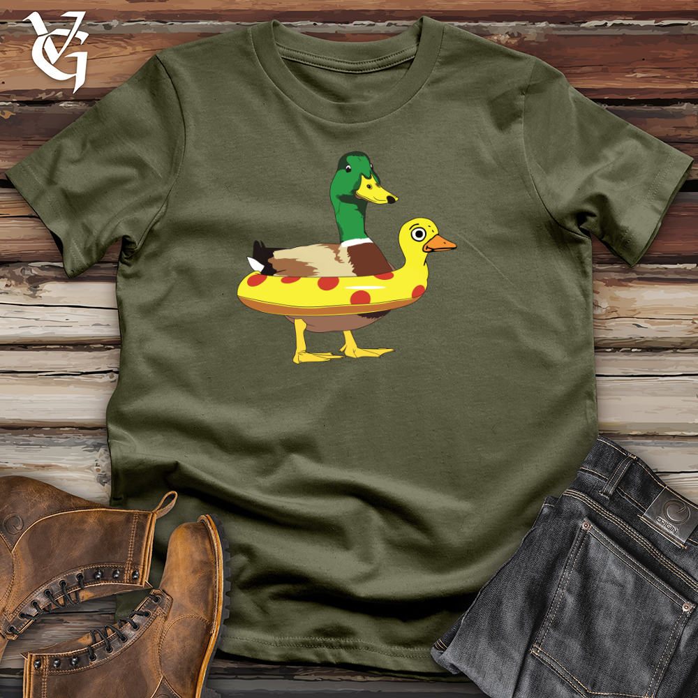 Viking Goods Duck Duck Swim Cotton Tee Military Green / L