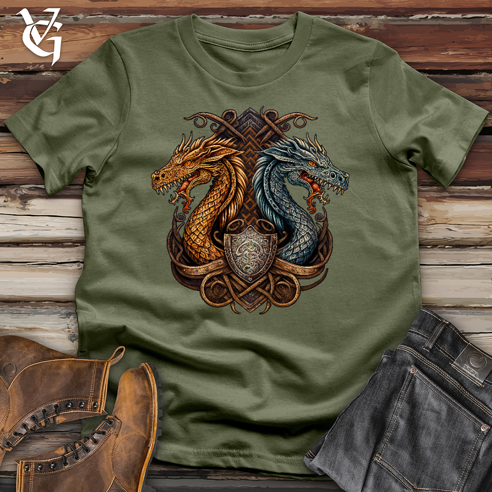 Viking Goods Dynamic Duo Softstyle Tee Military Green / L