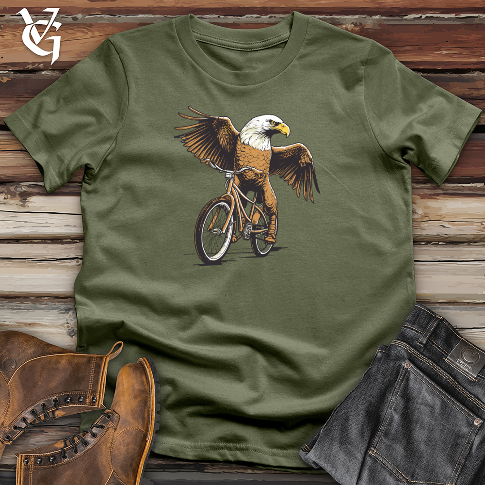 Viking Goods Eagle Sky Sprint Cycle Journey Softstyle Tee Military Green / L