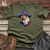 Viking Goods Eagle Skyline Rodeo Cowboy Cap Cotton Tee Military Green / L