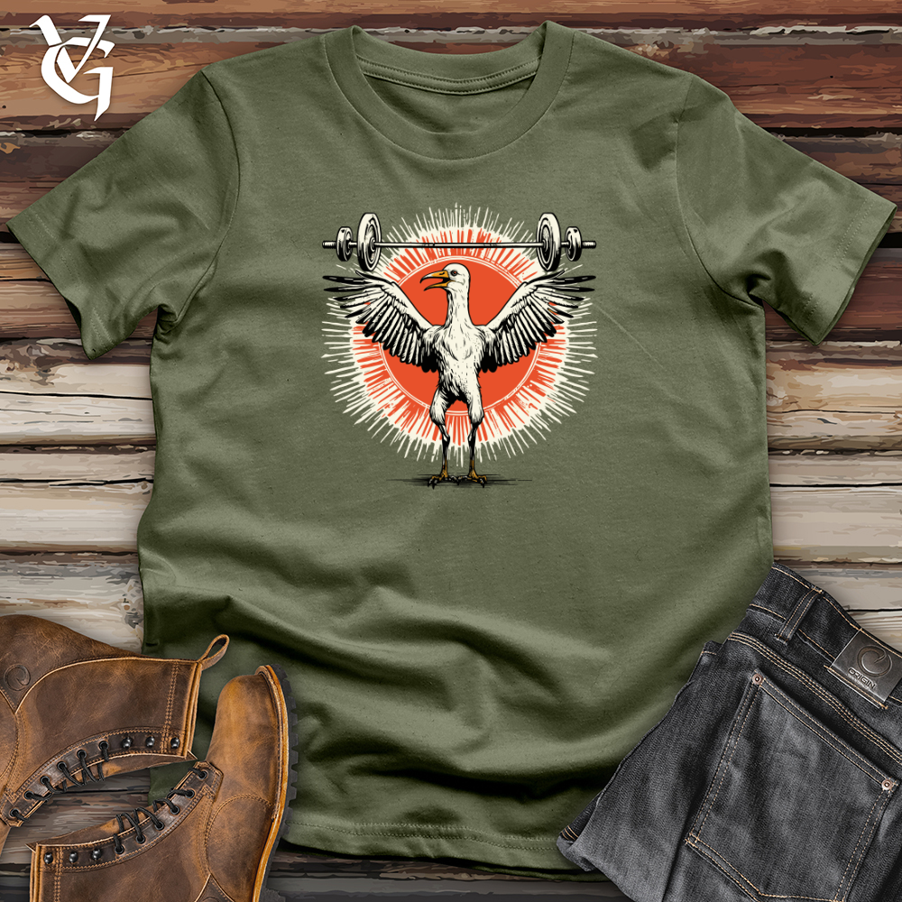Viking Goods Eagle Workout Champion Softstyle Tee Military Green / L