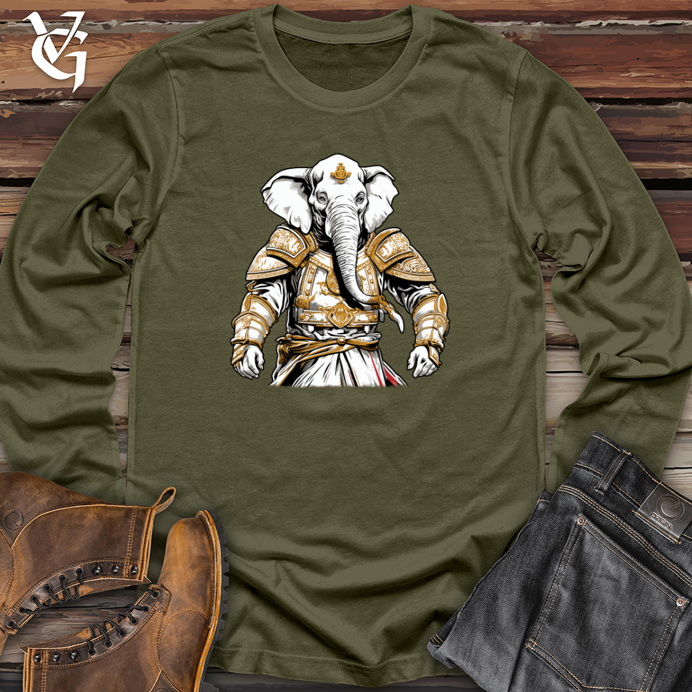 Viking Goods Elephant Regal Majesty Long Sleeve Military Green / L