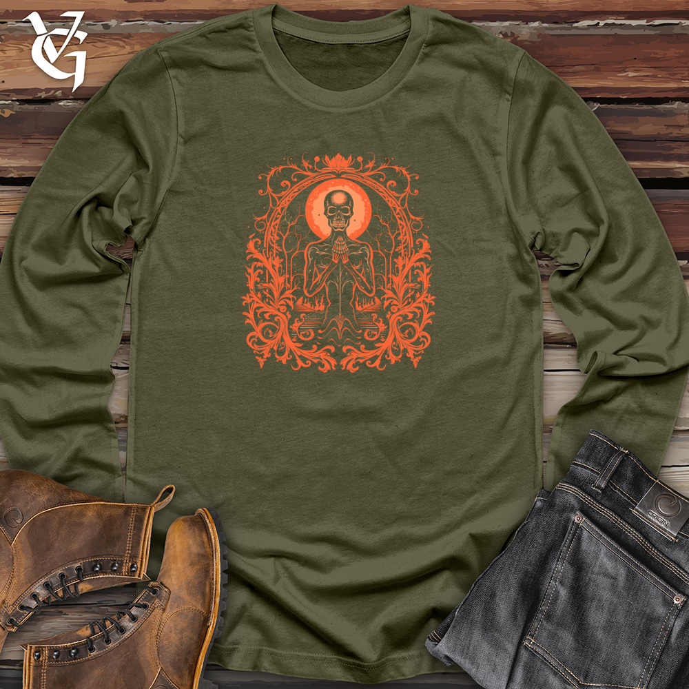 Viking Goods Enigmatic Peach Sorcerer Long Sleeve Military Green / L