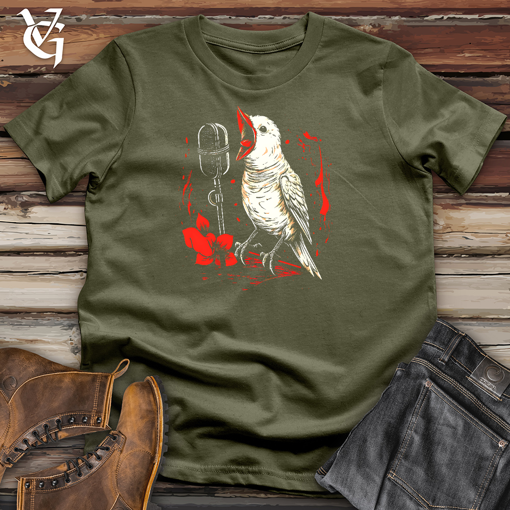 Viking Goods Featuring a Bird Cotton Tee Military Green / L