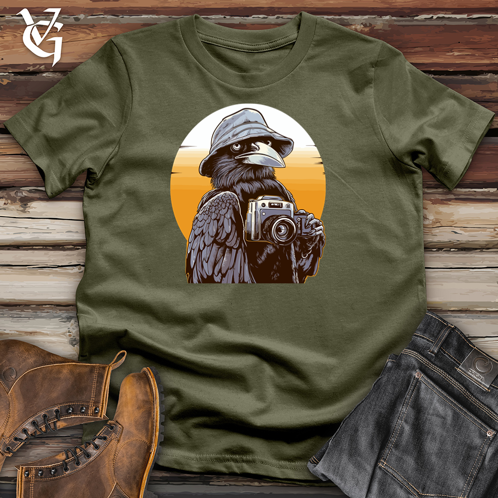 Viking Goods Flying Shutter Raven Cotton Tee Military Green / L