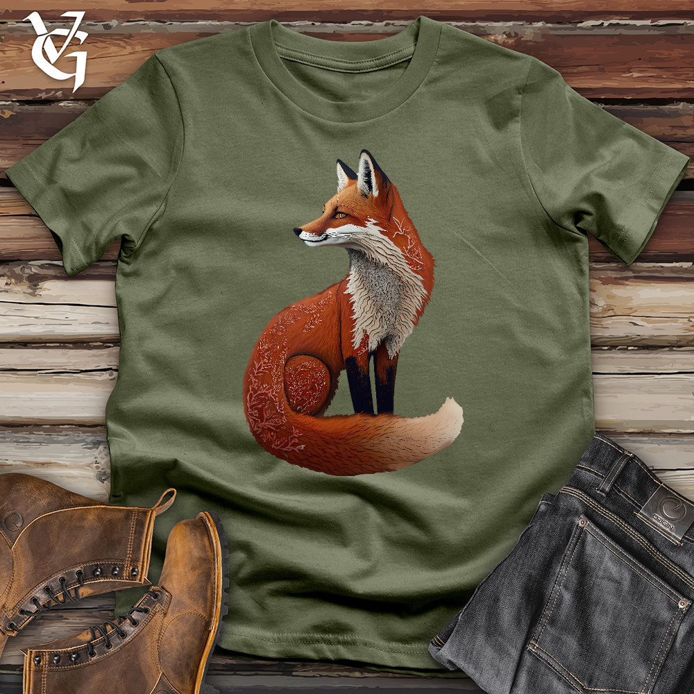 Viking Goods Forest Fox Softstyle Tee Military Green / L