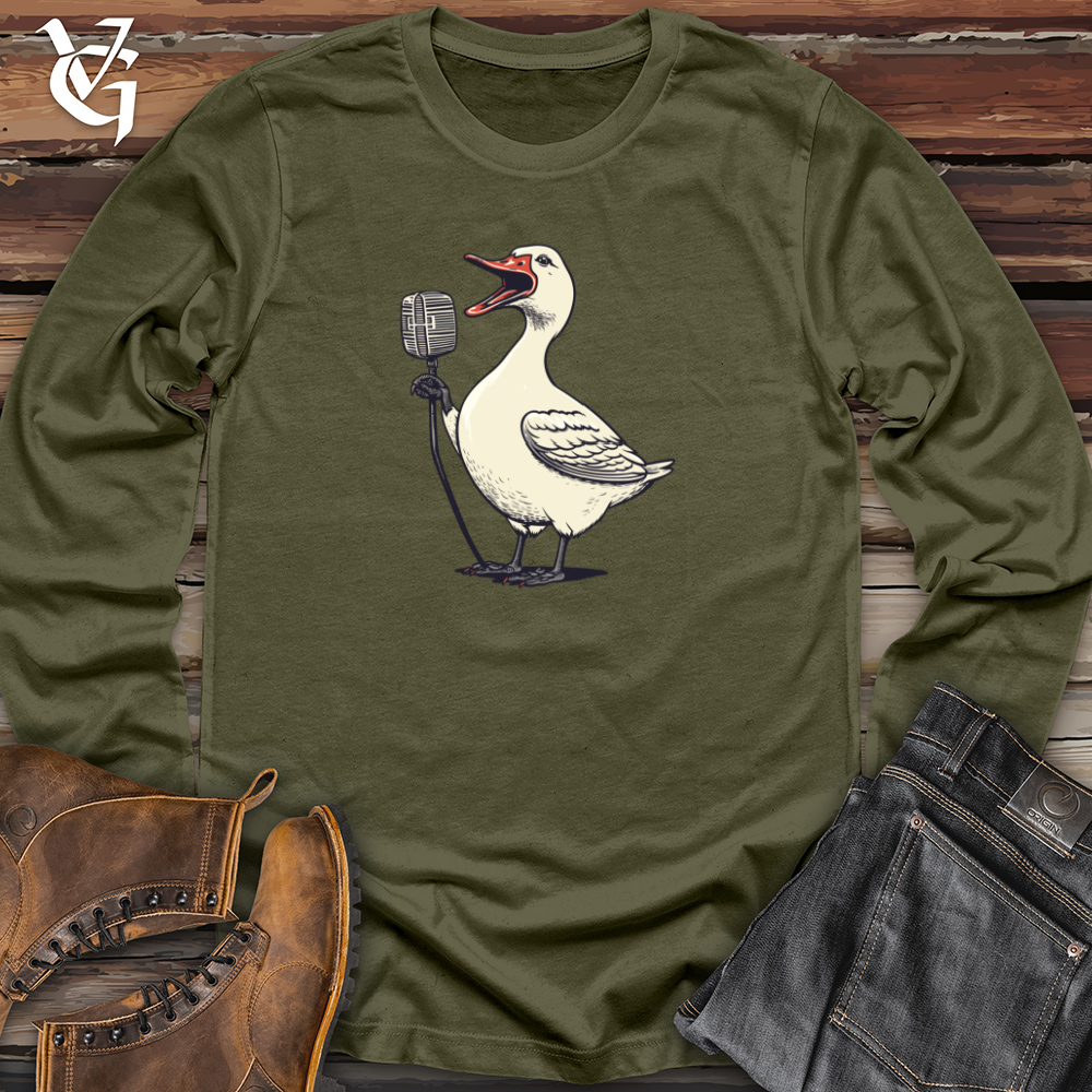 Viking Goods Fowl Funny Frenzy Long Sleeve Military Green / L