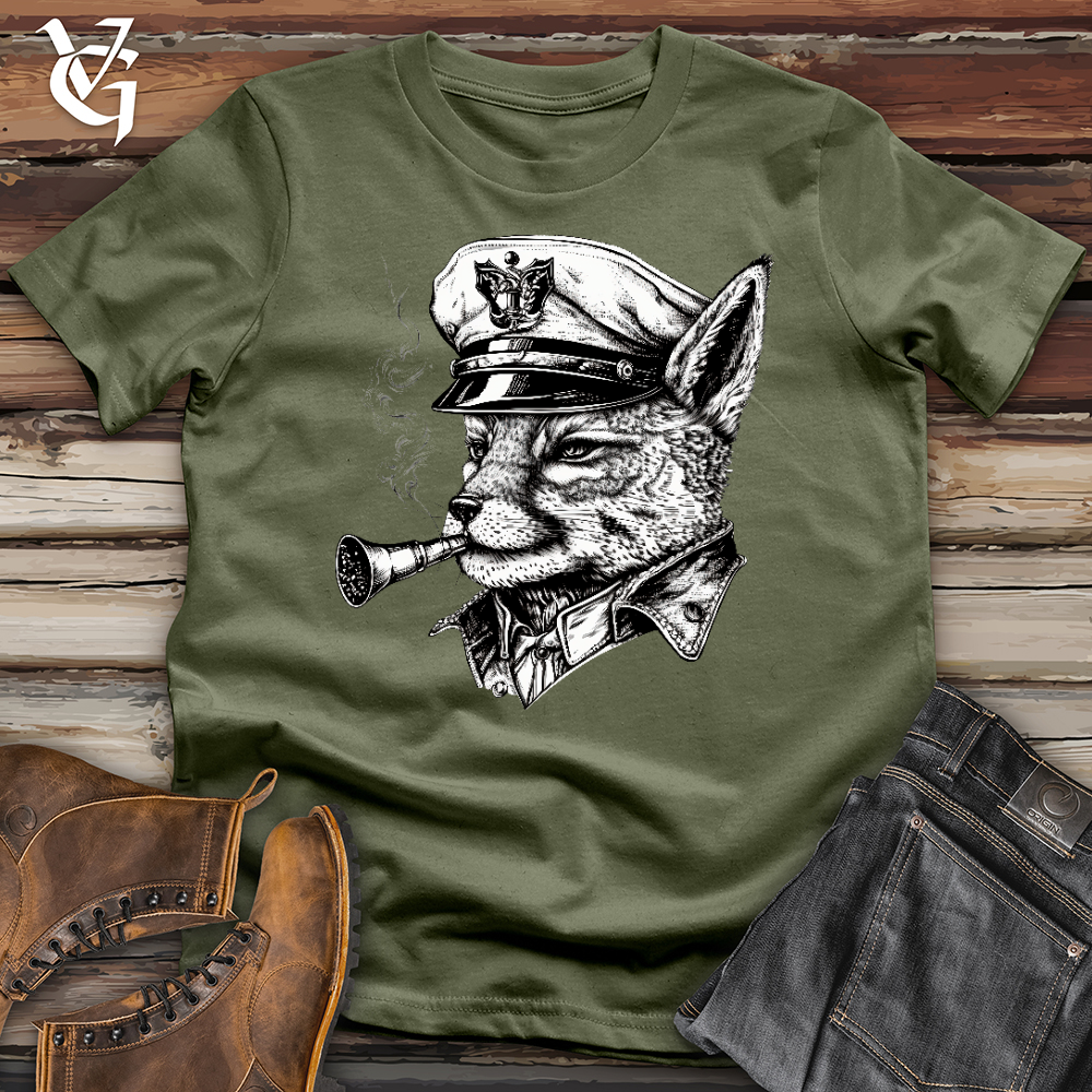 Viking Goods Fox Smoke Softstyle Tee Military Green / L