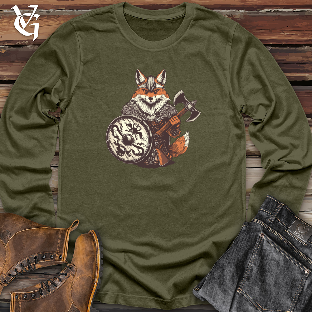 Viking Goods Fox Viking Courage Long Sleeve Military Green / L
