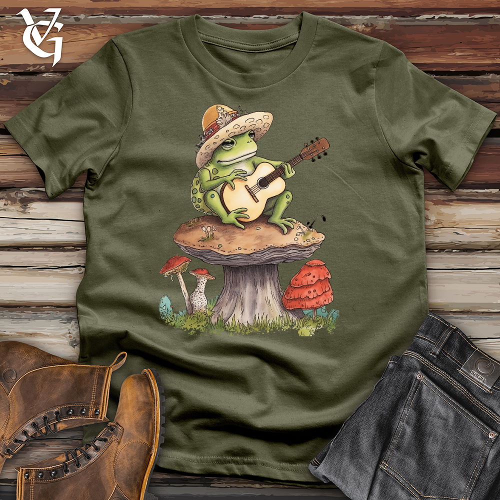 Viking Goods Frog Banjammin Cotton Tee Military Green / L