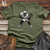 Viking Goods Gorilla Tennis Champion Softstyle Tee Military Green / L