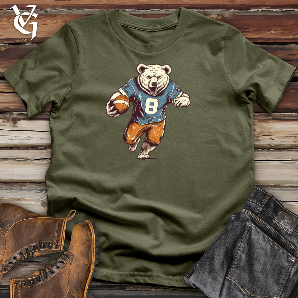 Viking Goods Gridiron Grizzly Cotton Tee Military Green / L