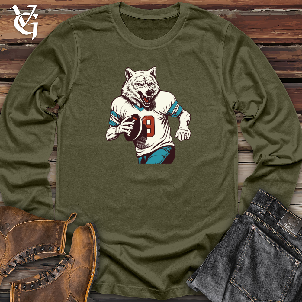 Viking Goods Gridiron Wolf Long Sleeve Military Green / L