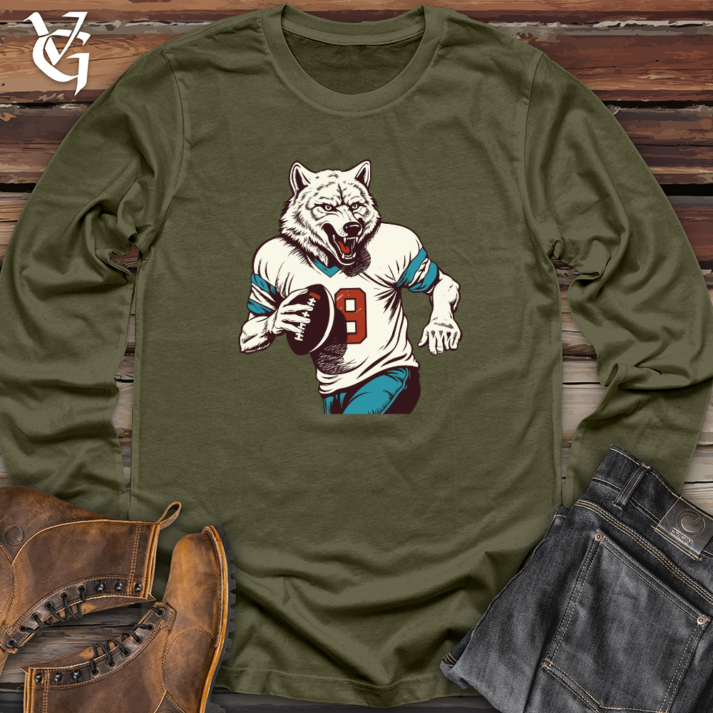 Viking Goods Gridiron Wolf Long Sleeve Military Green / L