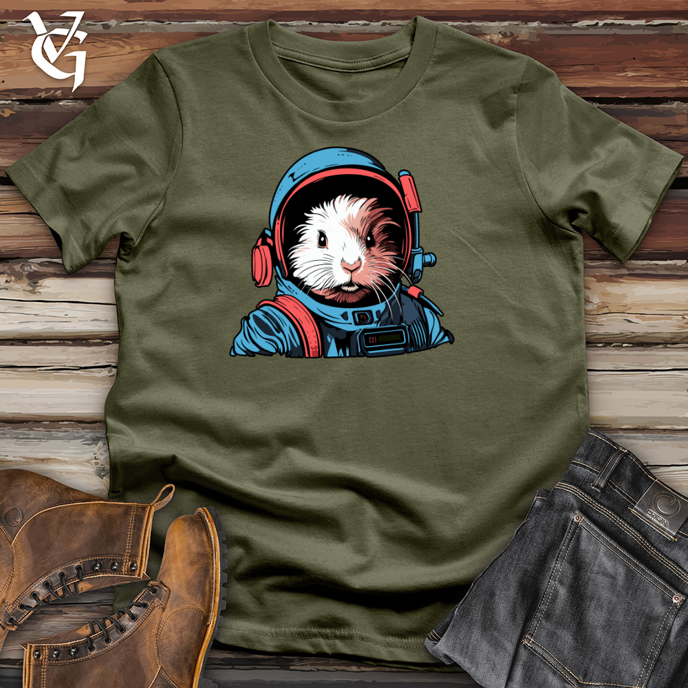 Viking Goods Guinea Pig Astronaut Cotton Tee Military Green / L
