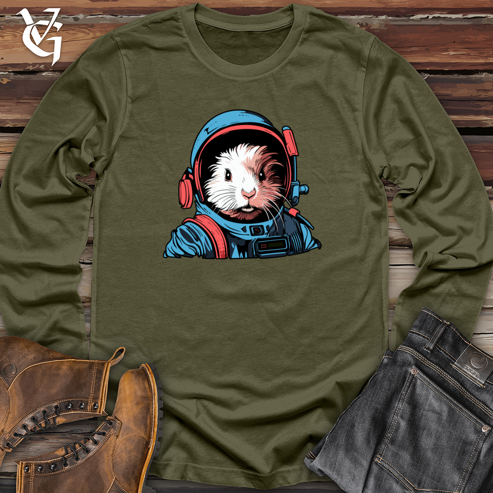 Viking Goods Guinea Pig Astronaut Long Sleeve Military Green / L