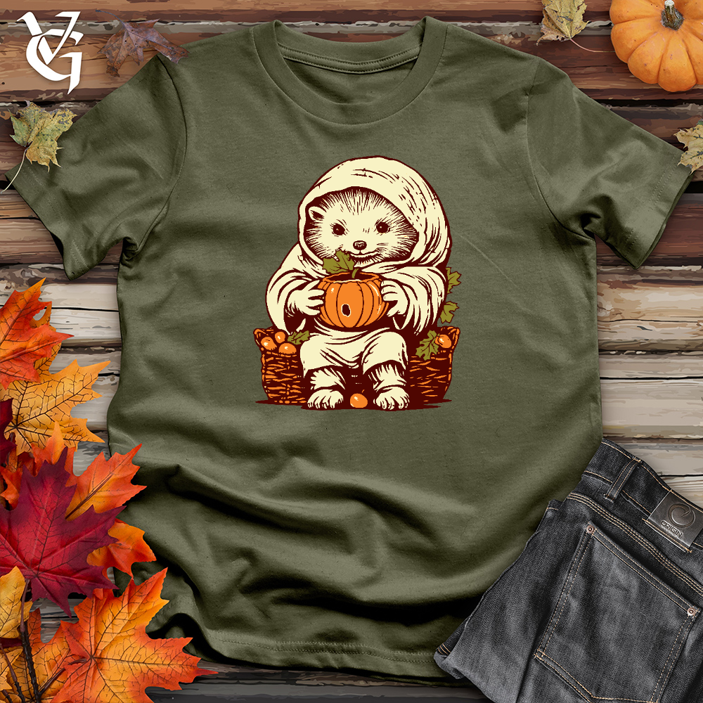 Viking Goods Harvest Hedgehog Delights Cotton Tee Military Green / L