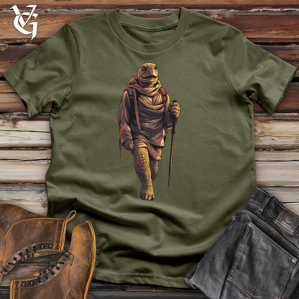 Viking Goods Hiking Nomad Turtle Cotton Tee Military Green / L
