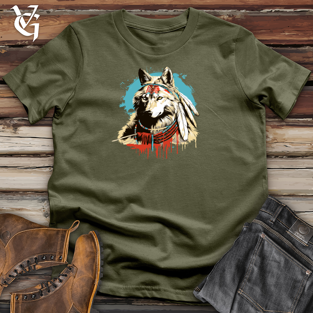 Viking Goods Inky Howl Cotton Tee Military Green / L