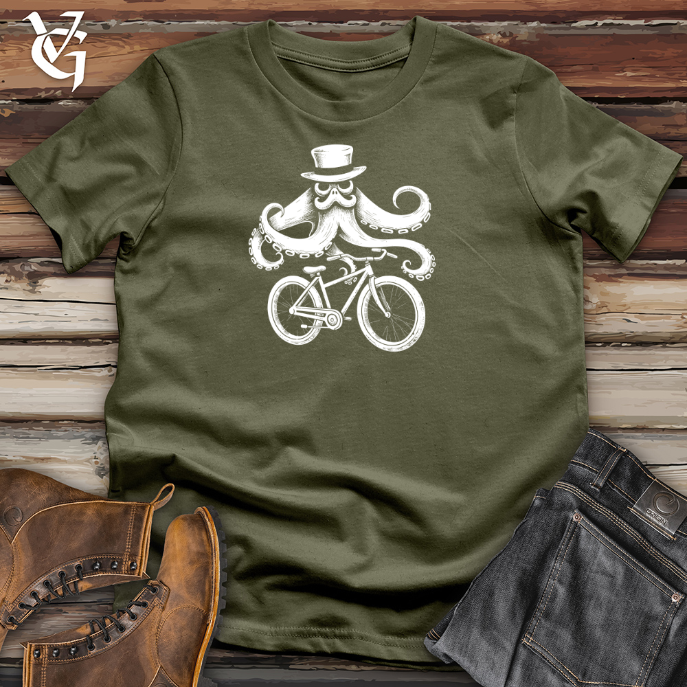 Viking Goods Inky Pedal Adventurer Cotton Tee Military Green / L